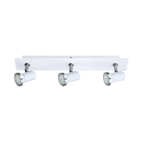 Аплик/осветително тяло с 3 спота TAMARA 1 IP44 White & Silver Eglo