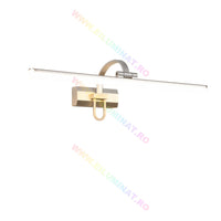 Aplica Led Baie 36W 58Cm Argintie Reglabila C1308Ch Wall Light Fixtures