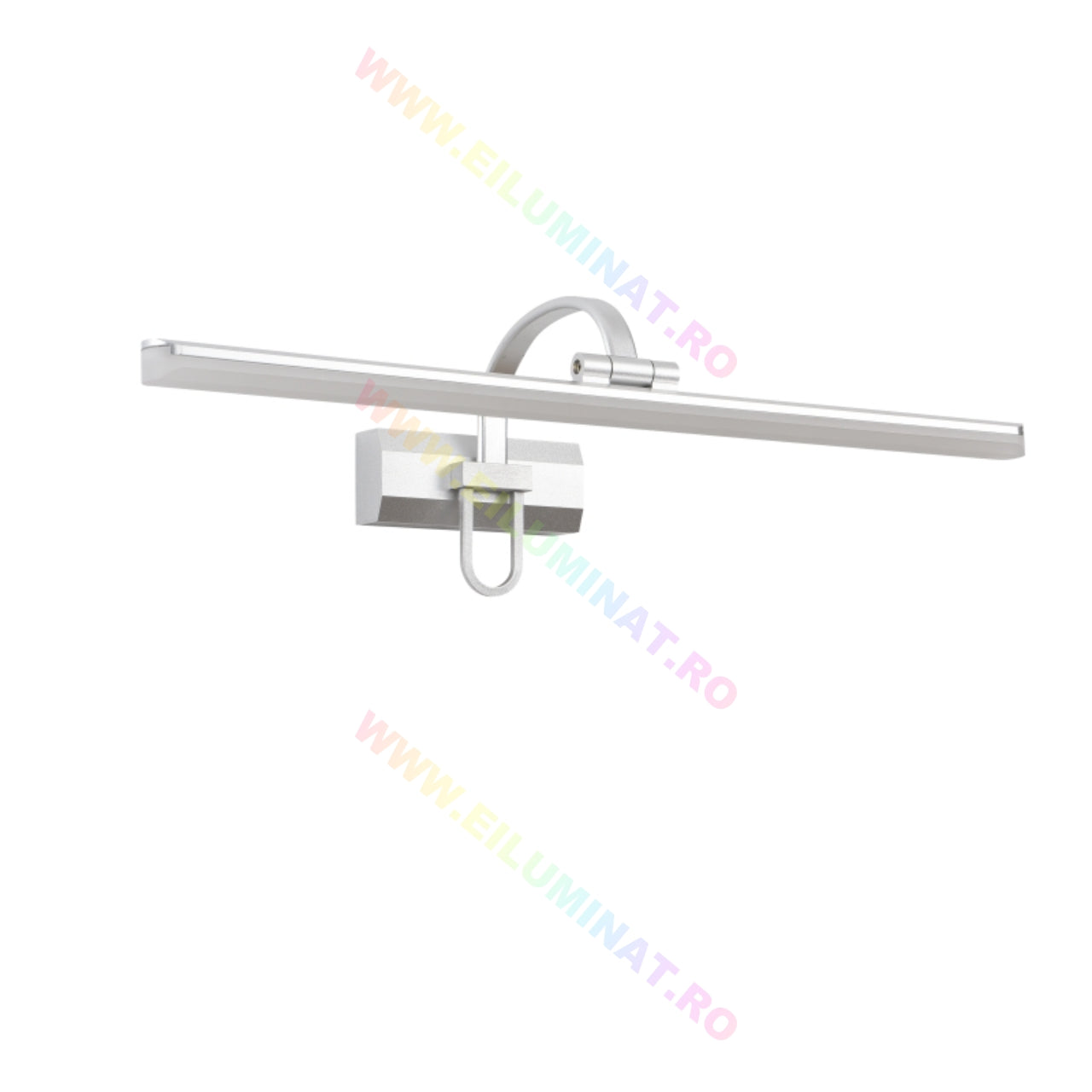 Aplica Led Baie 36W 58Cm Argintie Reglabila C1308Ch Wall Light Fixtures