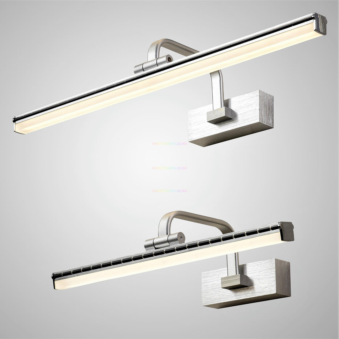 LED аплик за баня 36W 58cm сребрист регулируем C1309CH