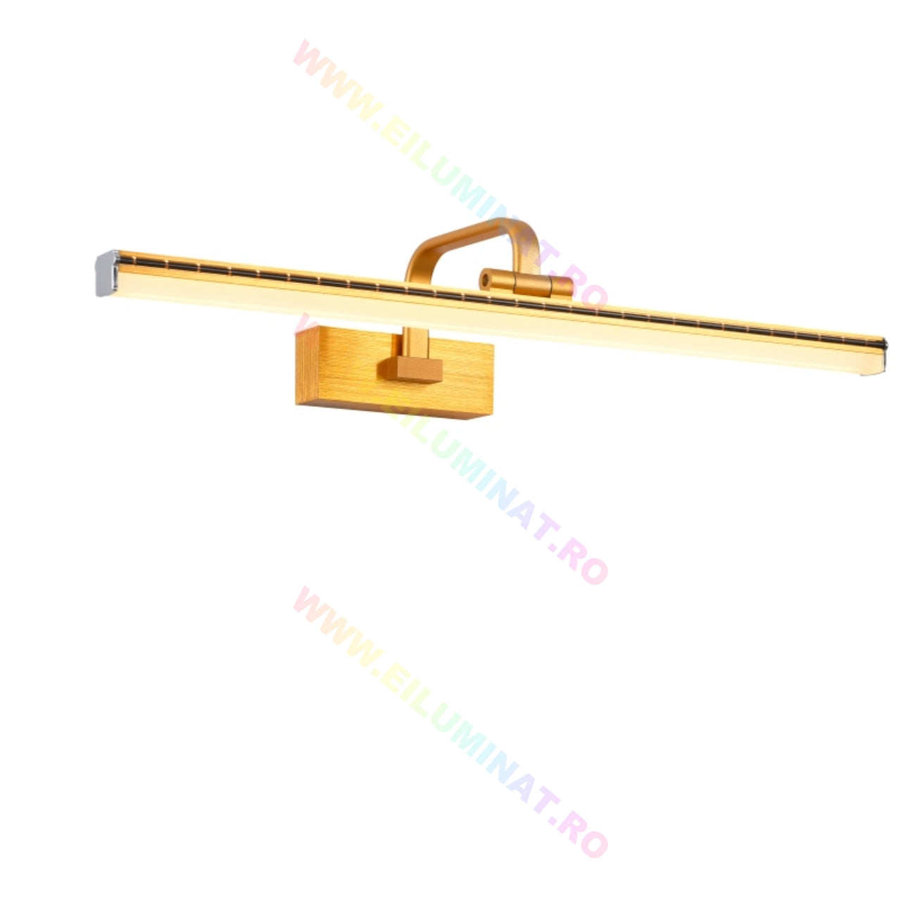 LED аплик за баня 36W 58cm златист регулируем C1309GD