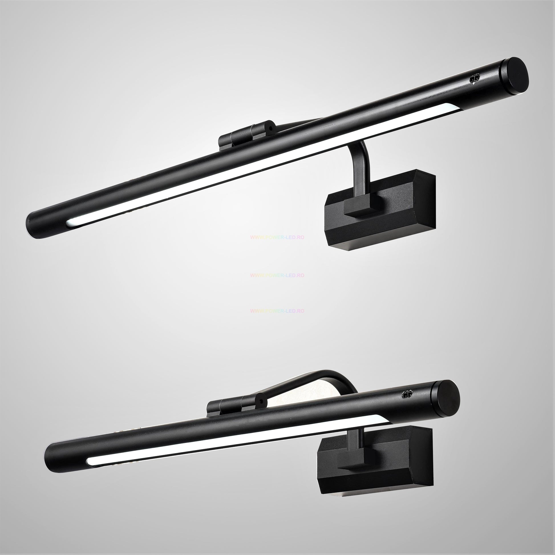 LED аплик за баня 36W 58cm черна регулируема C1310BK