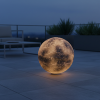 Външно осветително тяло глобус BLACKGLOW 60CM Черен
