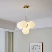 Lustra Abajur Mat Gold Dx2410-5 Chandeliers