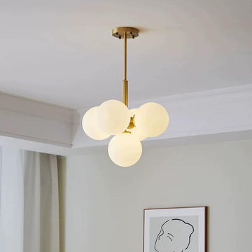 Lustra Abajur Mat Gold Dx2410-5 Chandeliers