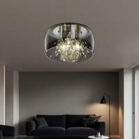 Lustra Chrome 3xE14 ShinePulse 28W ARGINTIE / ABAJUR Chandeliers