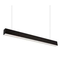 Линеен LED осветител 54W 120cm висящ/за повърхностен монтаж черен