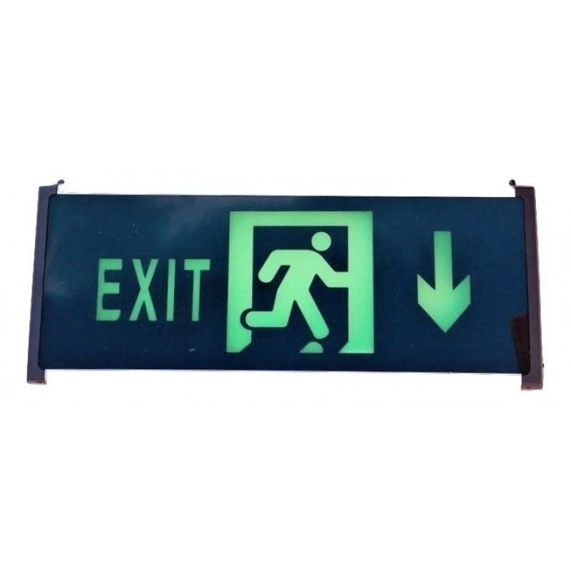 LED индикатор EXIT надолу