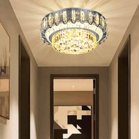 LED осветително тяло от кристал за таван Majesty с дистанционно 50-80CM