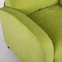 Релакс фотьойл с механизъм Recliner, зелена дамаска
