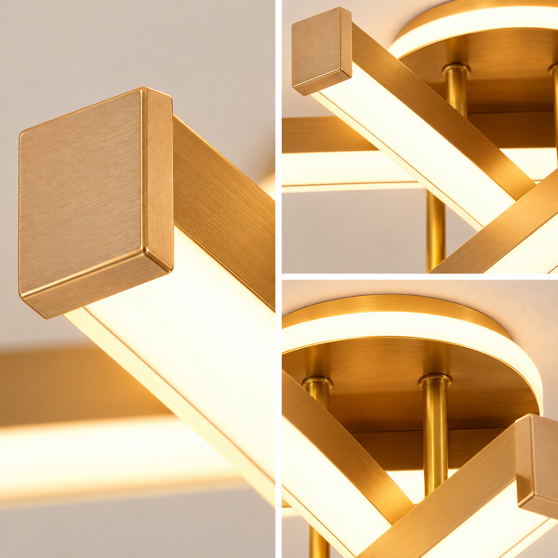 LED аплик LINNES CIRCLE 52W GOLD Еквивалент 300W
