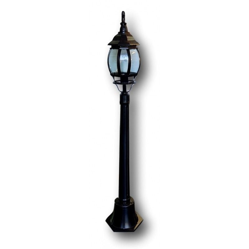 Градински стълб черен 120cm