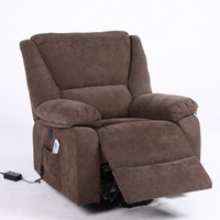 Fotoliu cu Masaj și Încălzire Recliner Electric Maro FOTOLIU CU MASAJ/RECLINER/INCALZIRE / Brown Chairs