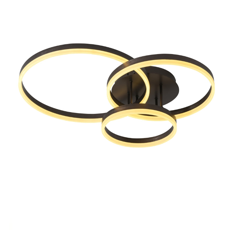LED осветително тяло Beauty Brown Circle еквивалент 600W с дистанционно