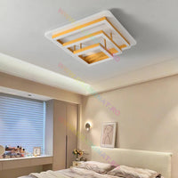 LED осветително тяло Vulcano Square Gold Еквивалент 1000W с дистанционно