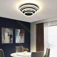 LED осветително тяло Vulcano Ring Black еквивалент 800W с дистанционно