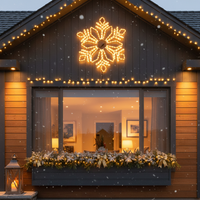 Декоративна LED снежинка Starfell 78cm IP44