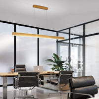 LED осветително тяло висящо Gold 120cm линейно, еквивалент 400W, с дистанционно