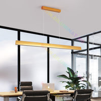 LED осветително тяло висящо Gold 120cm линейно, еквивалент 400W, с дистанционно