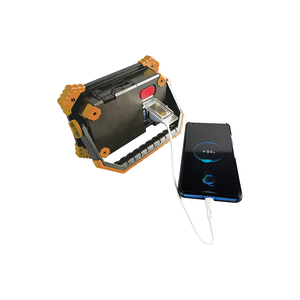 Портативен LED прожектор 20W 2000lm 6500K с USB-C акумулатор