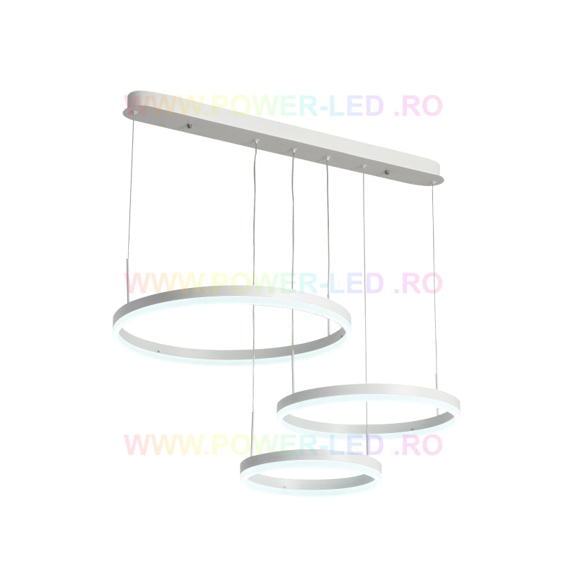 LED осветително тяло 150W CASSANDRA Circle бяла 3 сегмента еквивалент 600W