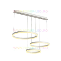 LED осветително тяло 150W CASSANDRA Circle бяла 3 сегмента еквивалент 600W