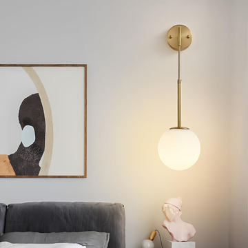 Aplica Ajustabila Slim Nordic Style Gold Abajur Mat AURIE / ABAJUR / APLICA PERETE Wall Light Fixtures