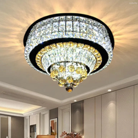 LED осветително тяло от кристал за таван Noble Glow с дистанционно, еквивалент 800W