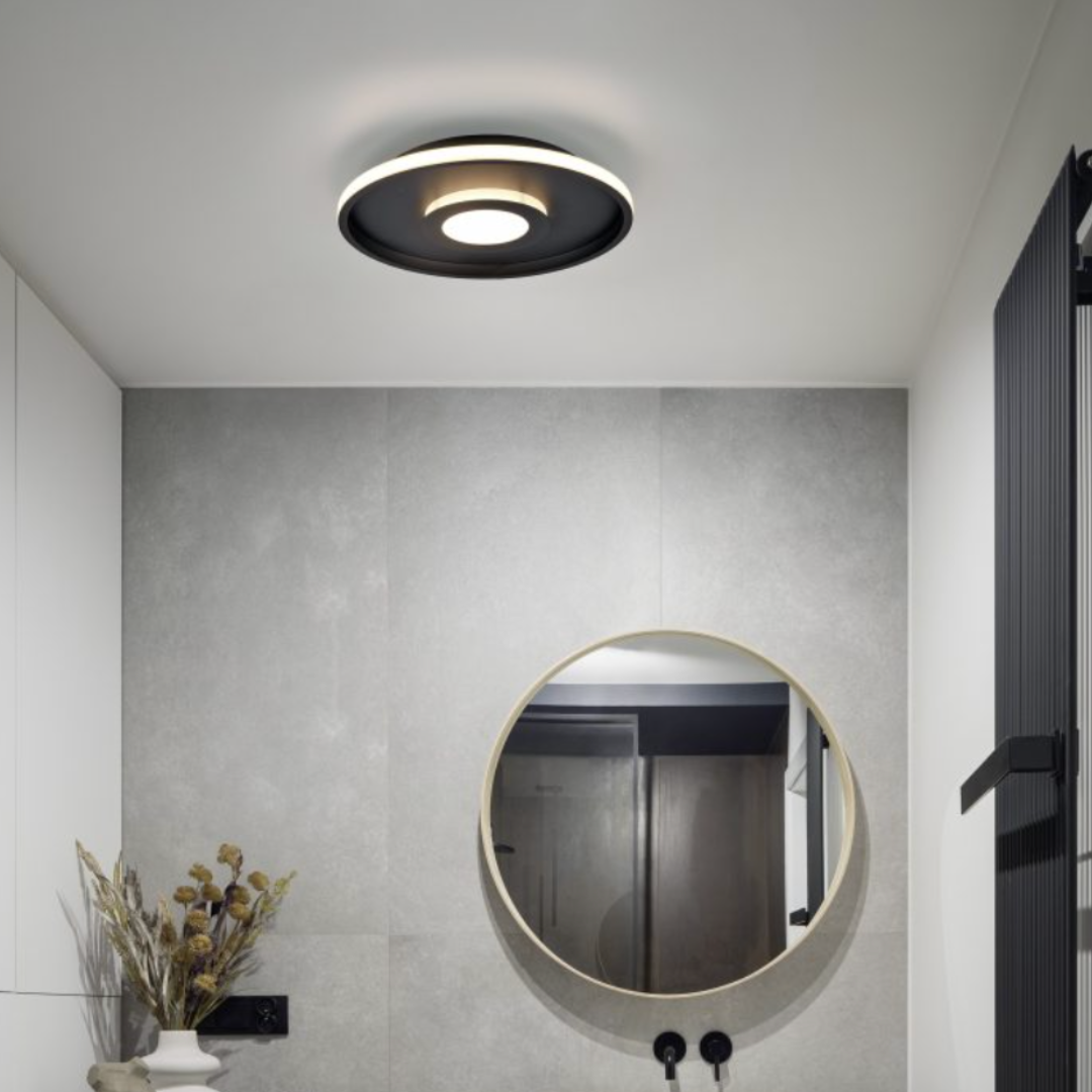 аплик LED ASCARI Black IP44 Premium