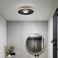 аплик LED ASCARI Black IP44 Premium