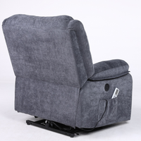 Fotoliu cu Masaj și Încălzire Recliner Electric Gri Inchis FOTOLIU CU MASAJ/RECLINER/INCALZIRE / GRI Chairs
