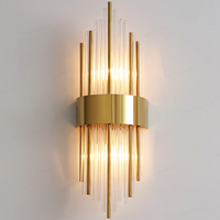 Стенен аплик Cristal Golden CROWN