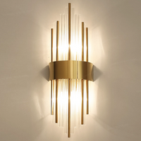 Стенен аплик Cristal Golden CROWN