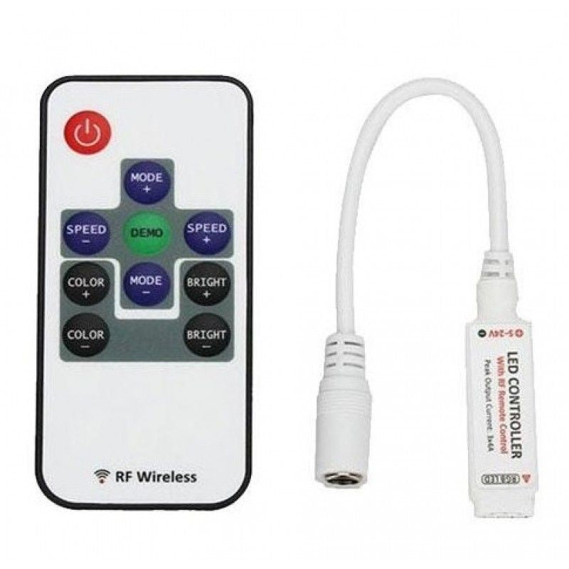Мини контролер RGB 12A 12V RF дистанционно