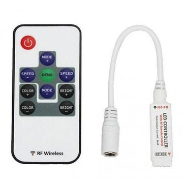 Мини контролер RGB 12A 12V RF дистанционно