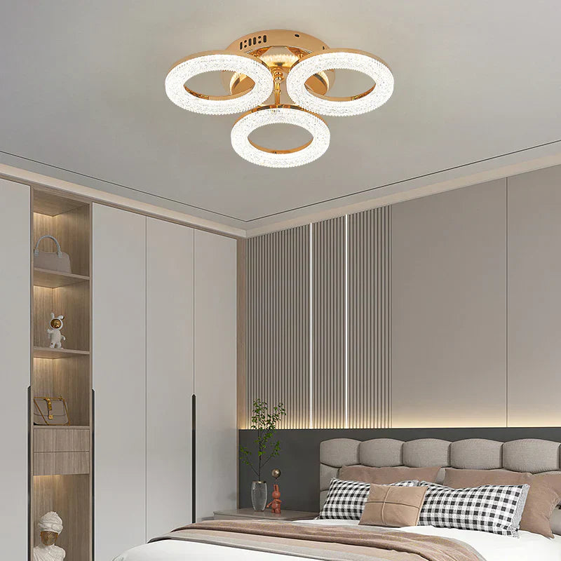 LED осветително тяло Golden 3 CIRCLE Еквивалент 250W Дистанционно