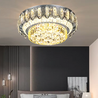 LED осветително тяло от кристал за таван Majesty с дистанционно 50-80CM