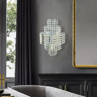 Aplica Perete Cristal Silver 66038 ARGINTIE / CRISTAL / APLICA PERETE Wall Light Fixtures