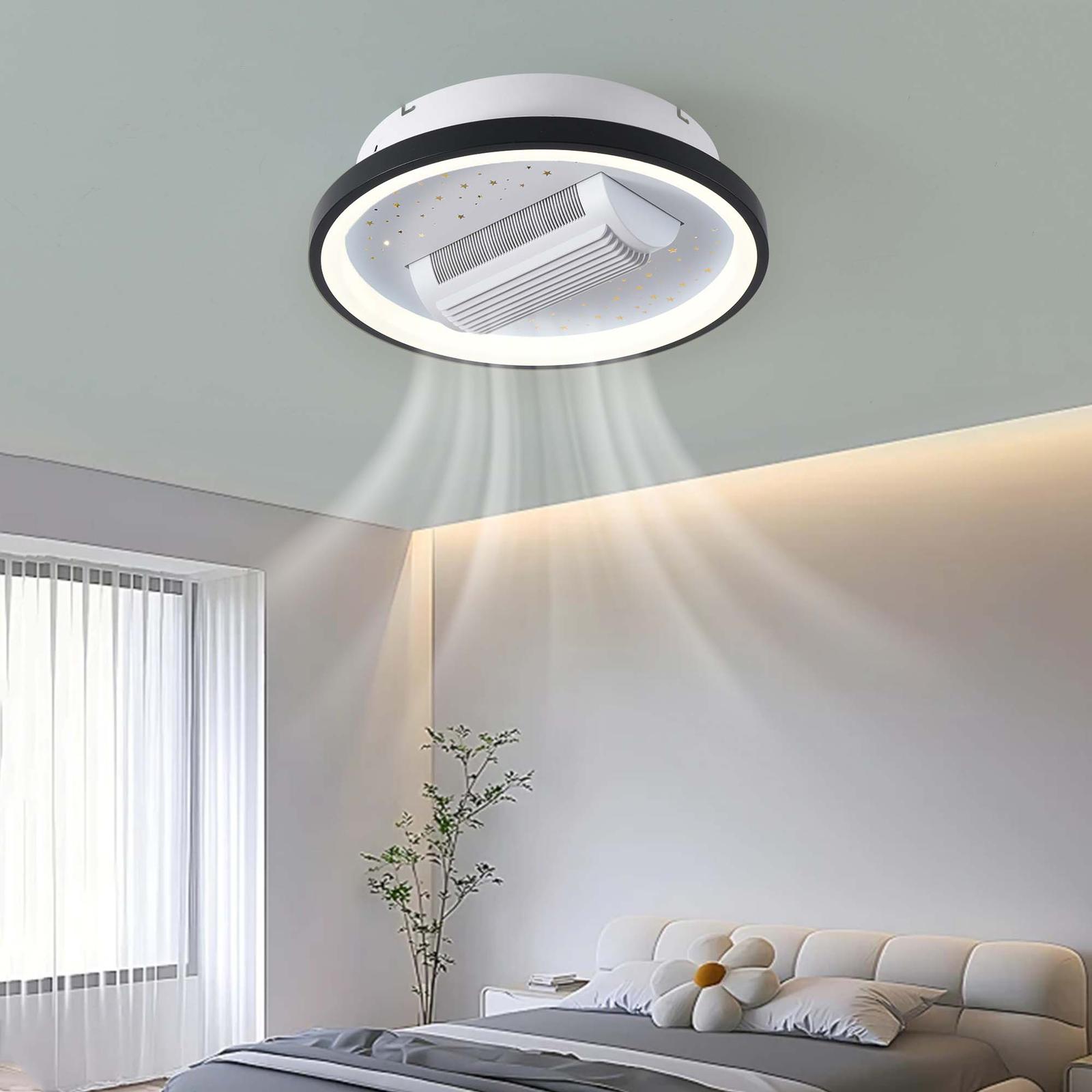 LED осветително тяло C2402 с регулируем вентилатор и дистанционно, еквивалент 500W