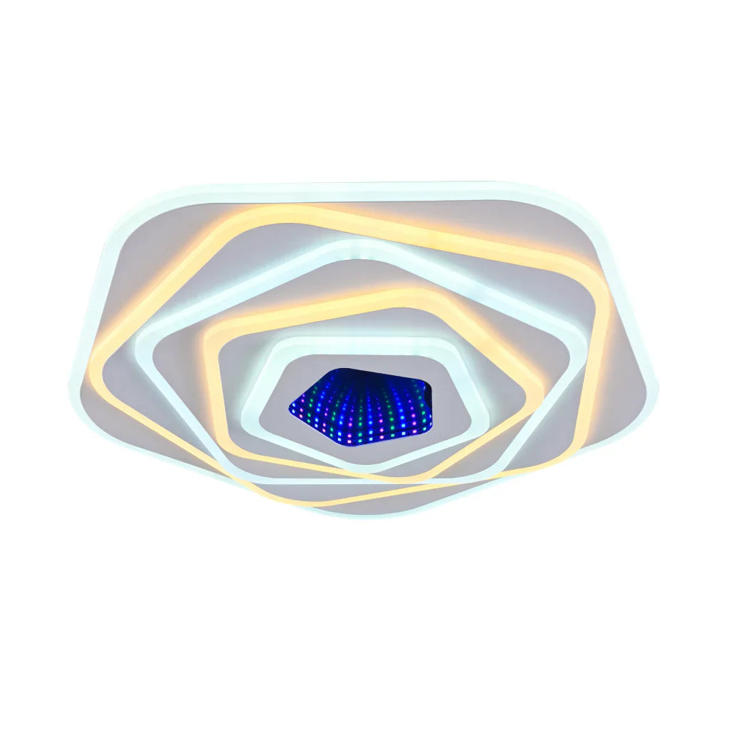 LED осветително тяло Pentagon RGB еквивалент 800W с дистанционно