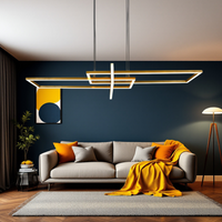 LED осветително тяло тип пендел PREMIUM SALINAS GOLD еквивалент 500W, димируемо