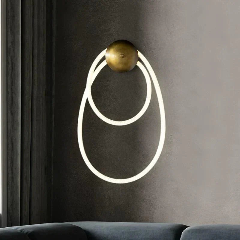 LED аплик Nordic Style Light Rope Tube R9157/1 Gold