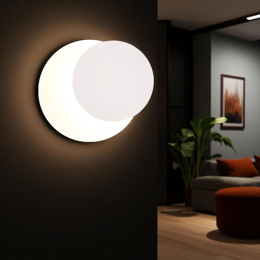 Aplica LED de Perete White MIO ALBA / 18CM Wall Light Fixtures
