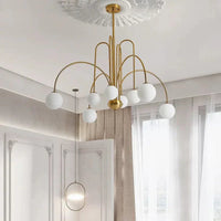 Осветително тяло CARO Gold Abajur Mat 8xG9