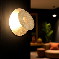 LED аплик Luxury Round Gold LEANO