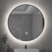 Oglinda LED Rotunda 60CM Simple Touch C110S NEAGRA / 60CM LED MIRROR