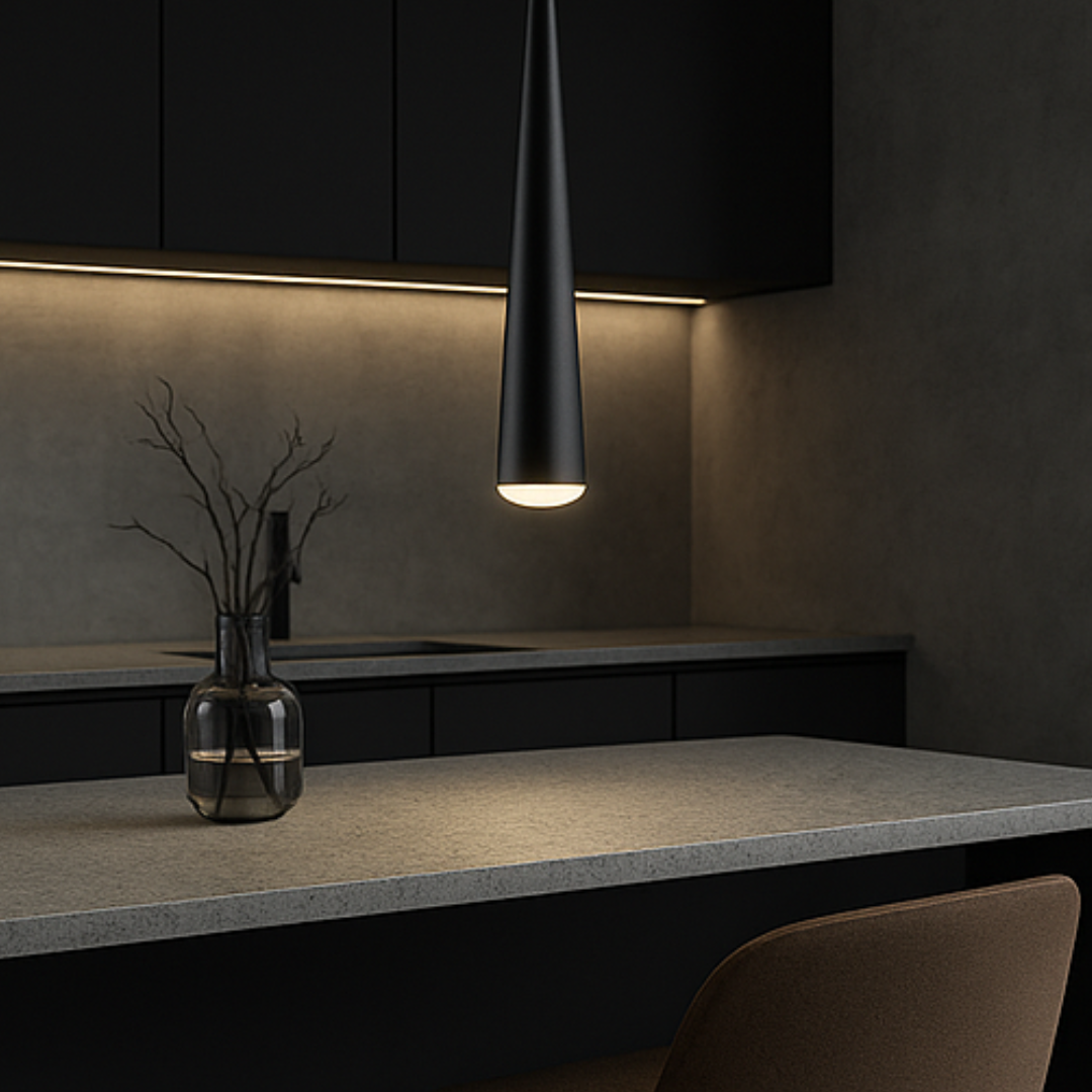 Pendul LED CALA Black NEAGRA / LUXURY Lighting Fixtures