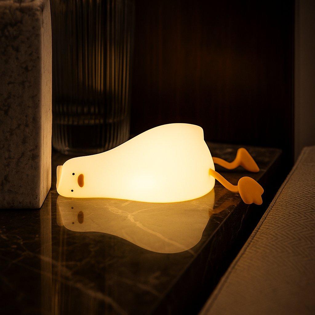 Нощна лампа LAZY CHICKEN преносима LED RGB