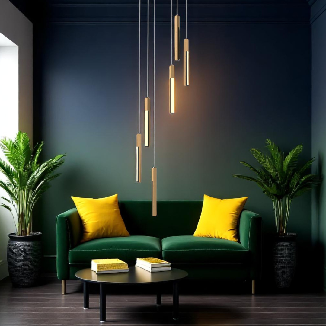 LED осветително тяло тип пендел ELIOT Дърво Дизайн Еквивалент 300W