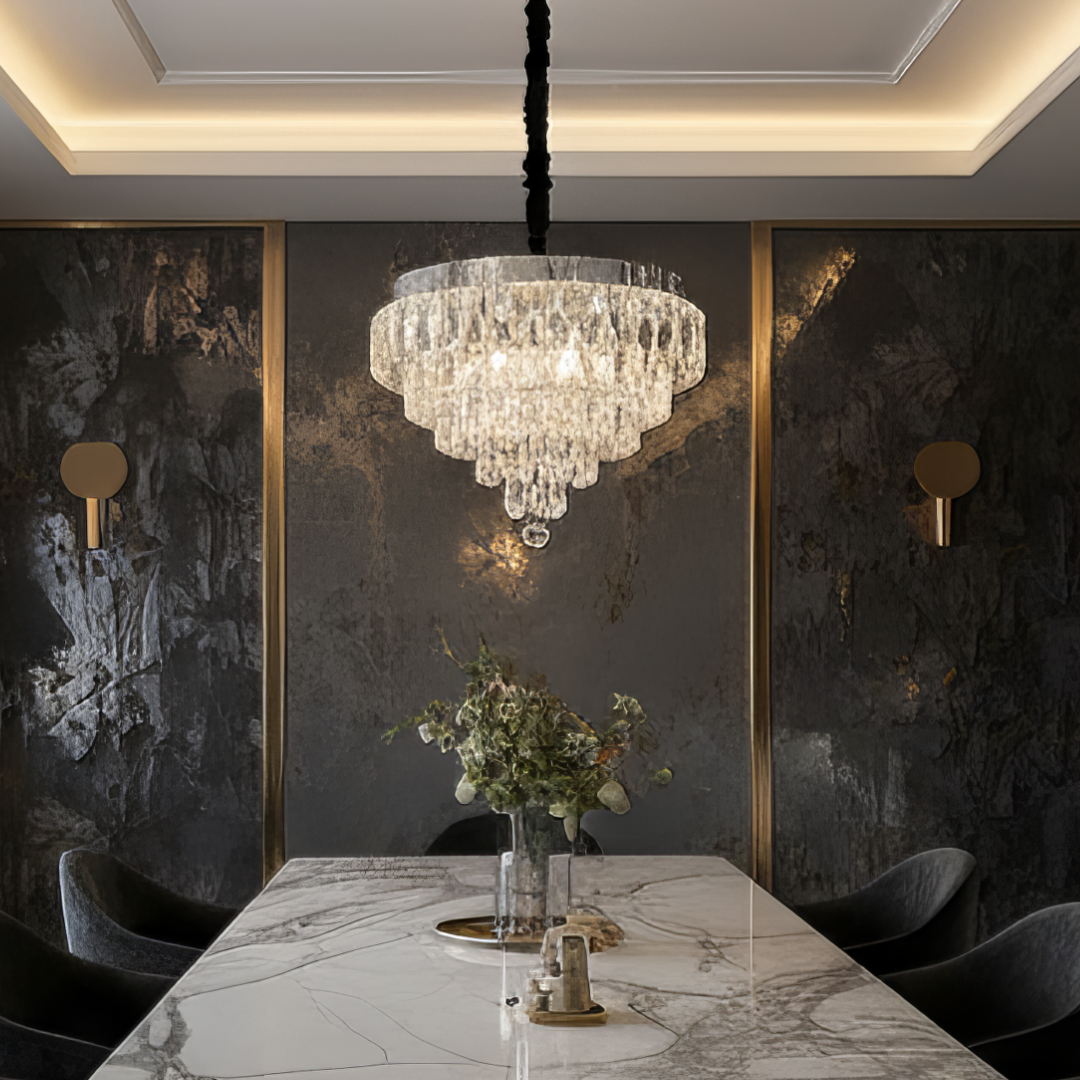 LED полилей Zolt Cristal Silver, еквивалент 550W